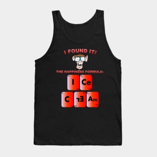 The great discovery: Ice Cream Makes You Happy! Tank Top